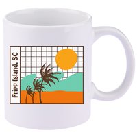 Fripp Island South Carolina Beach 11oz C Handle Ceramic Mug