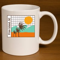 Fripp Island South Carolina Beach 11oz C Handle Ceramic Mug