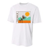 Fripp Island South Carolina Beach Youth Performance Sprint T-Shirt