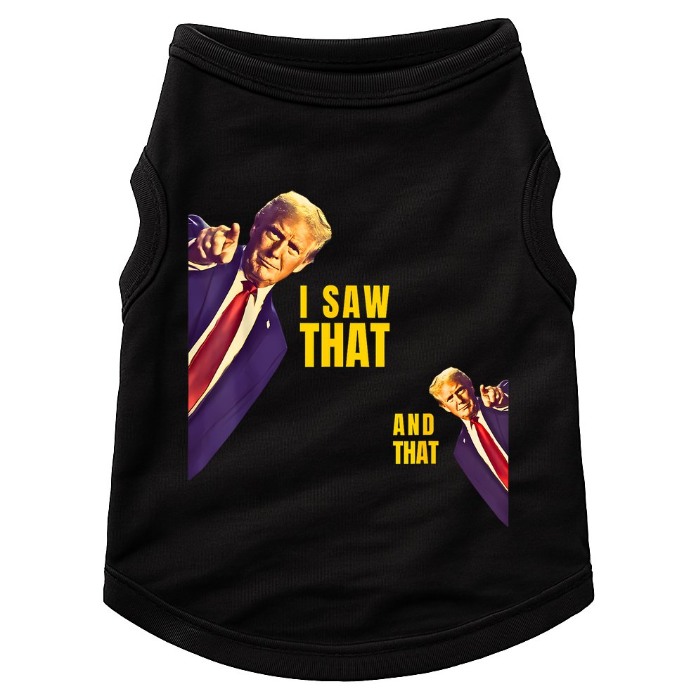 Funny I Saw That Jesus Meme Barron And IM Telling Dad Trump Doggie Tank