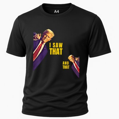 Funny I Saw That Jesus Meme Barron And IM Telling Dad Trump Performance Shirt