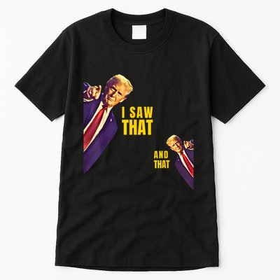 Funny I Saw That Jesus Meme Barron And IM Telling Dad Trump Tall T-Shirt