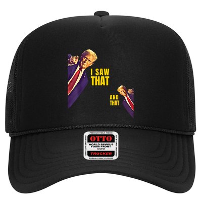 Funny I Saw That Jesus Meme Barron And IM Telling Dad Trump Trucker Hat