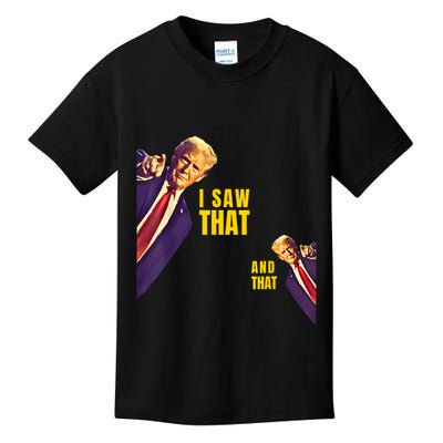 Funny I Saw That Jesus Meme Barron And IM Telling Dad Trump Kids T-Shirt