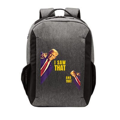Funny I Saw That Jesus Meme Barron And IM Telling Dad Trump Vector Backpack