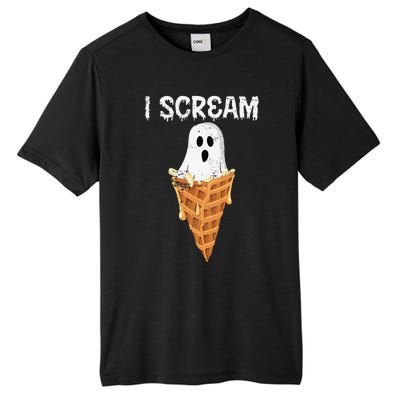 Funny I Scream Spooky Boo Gift Halloween Tall Fusion ChromaSoft Performance T-Shirt