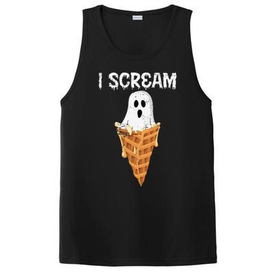 Funny I Scream Spooky Boo Gift Halloween PosiCharge Competitor Tank