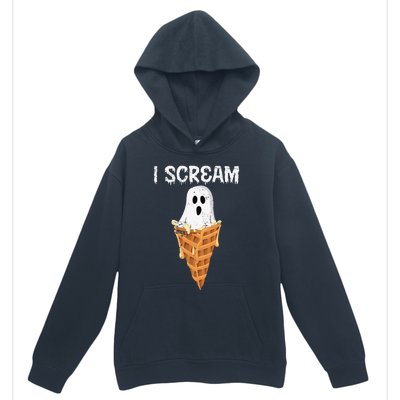 Funny I Scream Spooky Boo Gift Halloween Urban Pullover Hoodie