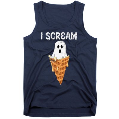 Funny I Scream Spooky Boo Gift Halloween Tank Top