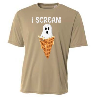 Funny I Scream Spooky Boo Gift Halloween Cooling Performance Crew T-Shirt