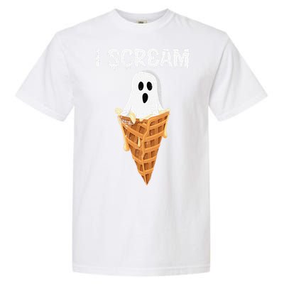 Funny I Scream Spooky Boo Gift Halloween Garment-Dyed Heavyweight T-Shirt