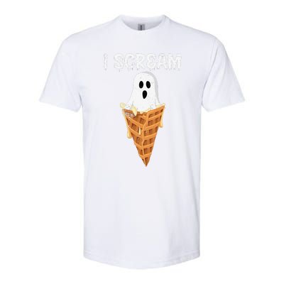 Funny I Scream Spooky Boo Gift Halloween Softstyle CVC T-Shirt