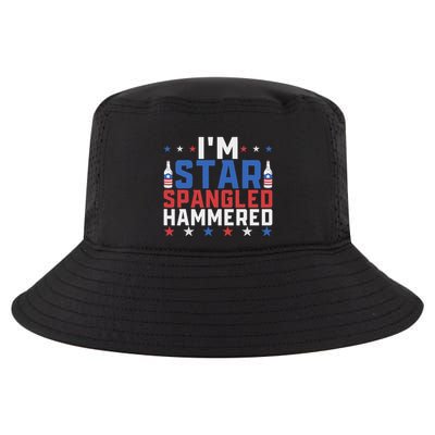 Funny IM Star Spangled Hammered Outfit 4th Of July Cool Comfort Performance Bucket Hat