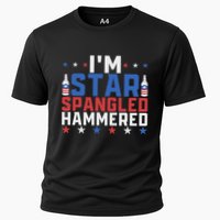 Funny IM Star Spangled Hammered Outfit 4th Of July Cooling Performance Crew T-Shirt