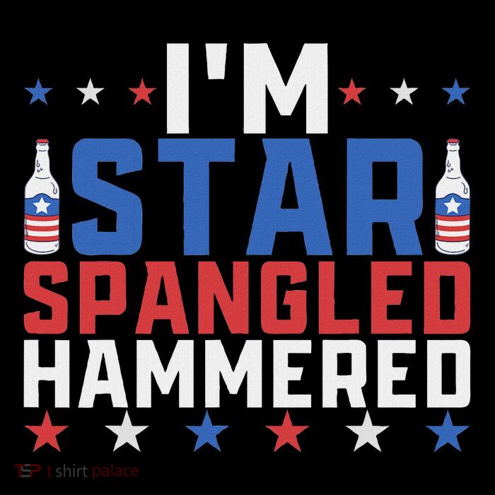 Funny IM Star Spangled Hammered Outfit 4th Of July Sustainable Bucket Hat