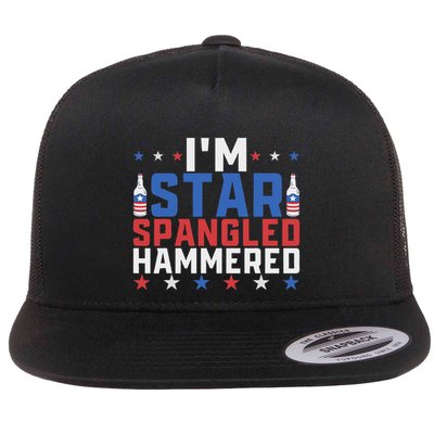 Funny IM Star Spangled Hammered Outfit 4th Of July Flatbill Hat