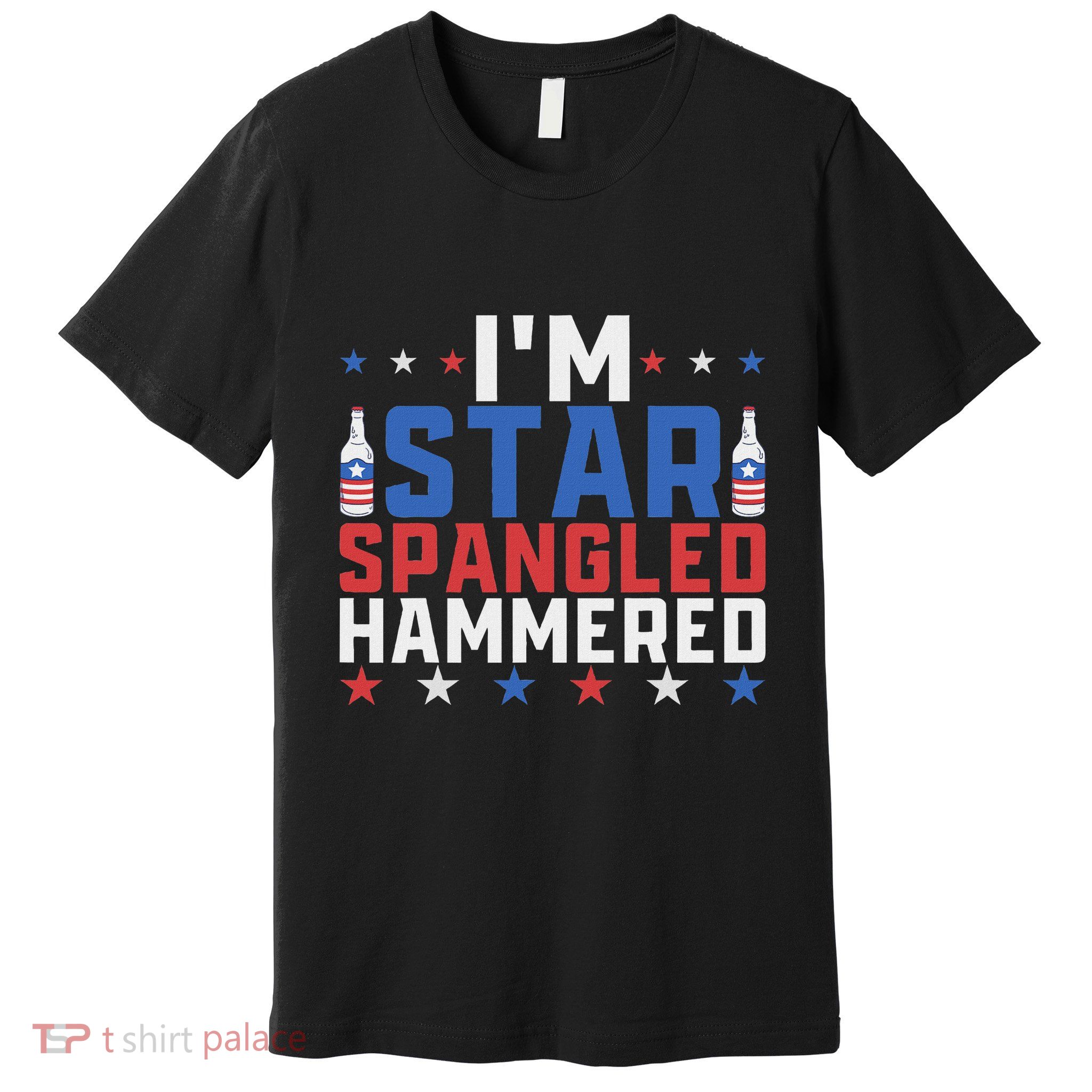 Funny IM Star Spangled Hammered Outfit 4th Of July Premium T-Shirt