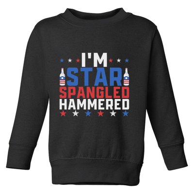 Funny IM Star Spangled Hammered Outfit 4th Of July Toddler Sweatshirt