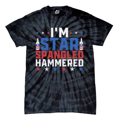 Funny IM Star Spangled Hammered Outfit 4th Of July Tie-Dye T-Shirt