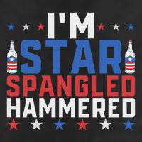 Funny IM Star Spangled Hammered Outfit 4th Of July Golf Towel