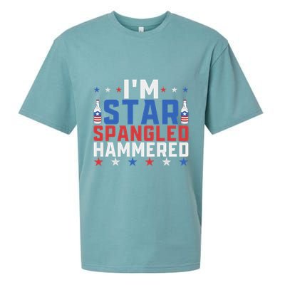 Funny IM Star Spangled Hammered Outfit 4th Of July Sueded Cloud Jersey T-Shirt