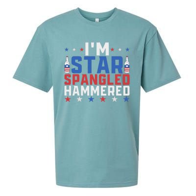 Funny IM Star Spangled Hammered Outfit 4th Of July Sueded Cloud Jersey T-Shirt