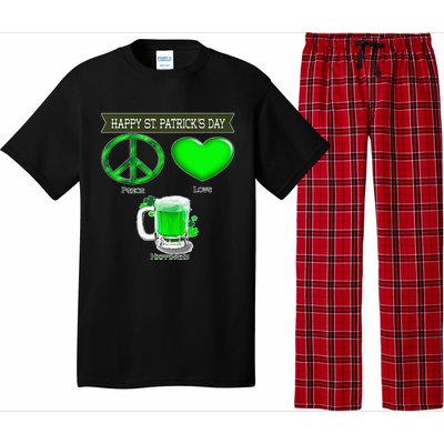 Funny Irish Saint Patrick Day Design Happy St Patrick's Day Pajama Set