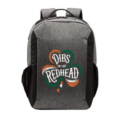 Funny Irish Shamrock St Patricks Day Dibs On The Redhead Vector Backpack