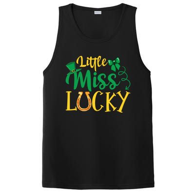 Funny Irish St Patricks Day Shenanigans Little Miss Lucky Funny Gift PosiCharge Competitor Tank