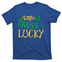 Funny Irish St Patricks Day Shenanigans Little Miss Lucky Funny Gift T-Shirt