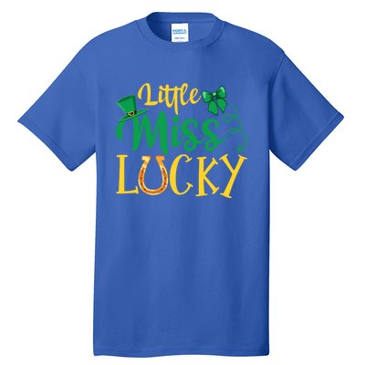 Funny Irish St Patricks Day Shenanigans Little Miss Lucky Funny Gift Tall T-Shirt