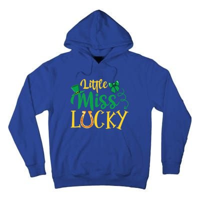 Funny Irish St Patricks Day Shenanigans Little Miss Lucky Funny Gift Tall Hoodie