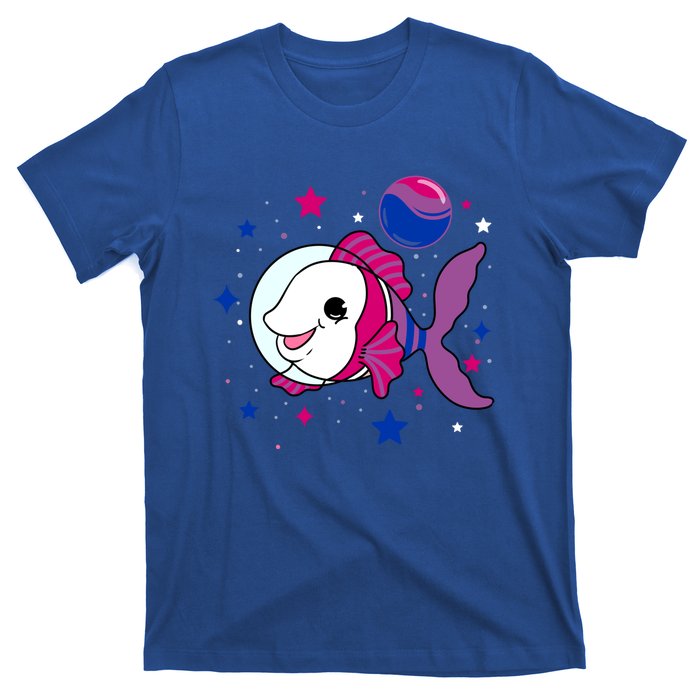 Fish In Space Bisexual Pride Gift T-Shirt