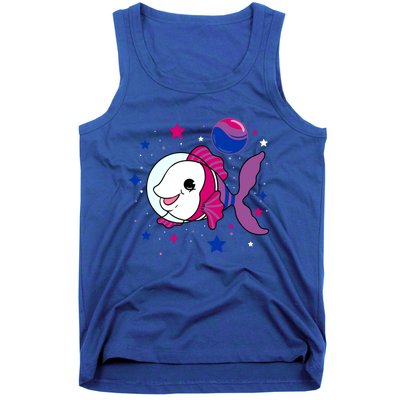 Fish In Space Bisexual Pride Gift Tank Top