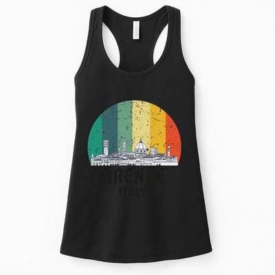 Firenze Italy Souvenirs Skyline Souvenir From Florence Italy Womens Tank Top