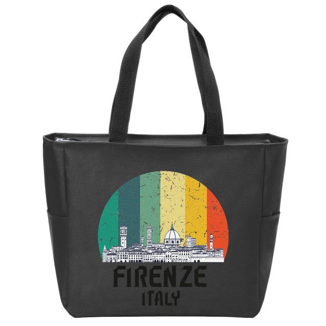 Firenze Italy Souvenirs Skyline Souvenir From Florence Italy Zip Tote Bag