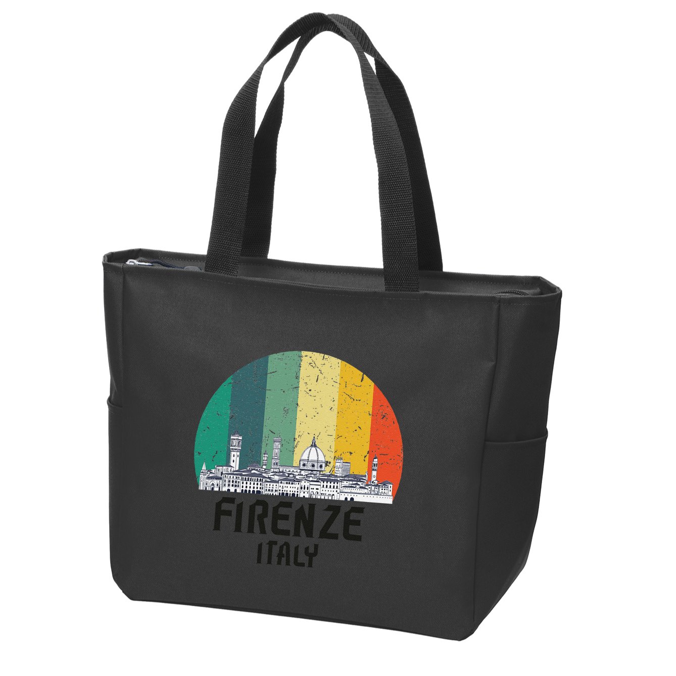 Firenze Italy Souvenirs Skyline Souvenir From Florence Italy Zip Tote Bag