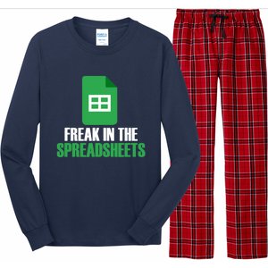 Freak In Spreadsheets Excel Accountant Accounting Long Sleeve Pajama Set