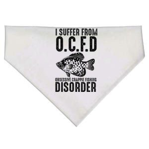 Funny I Suffer From Ocfd Obsessive Crappie Fishing Disoder USA-Made Doggie Bandana