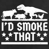 Funny Id Smoke That Bbq Barbeque Dinosaur Adult Drive Performance Visor