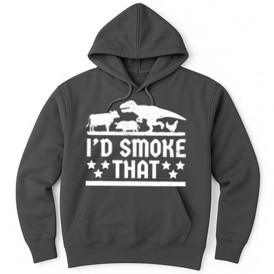 Funny Id Smoke That Bbq Barbeque Dinosaur Hoodie