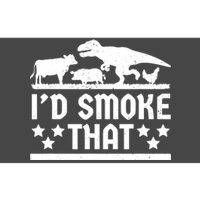 Funny Id Smoke That Bbq Barbeque Dinosaur Bumper Sticker