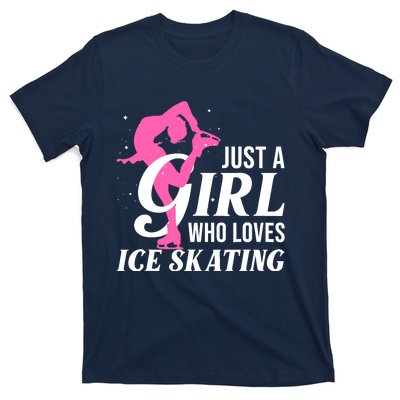 Funny Ice Skating Gift For Girl Wo Skater Figure Skating T-Shirt