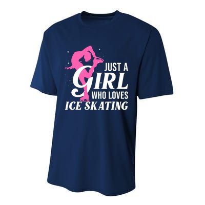 Funny Ice Skating Gift For Girl Wo Skater Figure Skating Performance Sprint T-Shirt