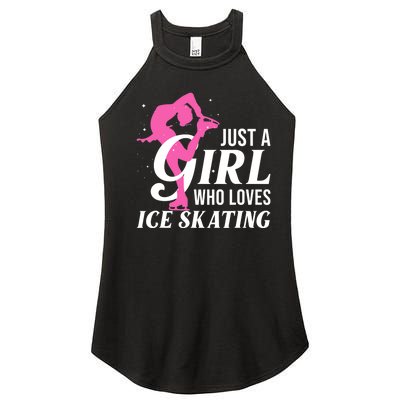 Funny Ice Skating Gift For Girls Wo Skater Women’s Perfect Tri Rocker Tank