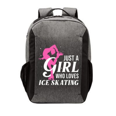 Funny Ice Skating Gift For Girls Wo Skater Vector Backpack