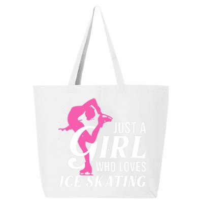 Funny Ice Skating Gift For Girls Wo Skater 25L Jumbo Tote