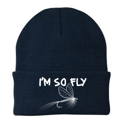 Funny I'm So Fly Fish Lure Fishing Fan Beanie