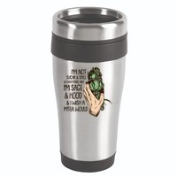 Funny I'm Sage And Hood And I Wish A M'Fer Would 16oz Travel Tumbler