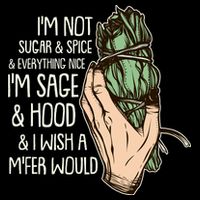 Funny I'm Sage And Hood And I Wish A M'Fer Would Cooling Performance Long Sleeve Crew